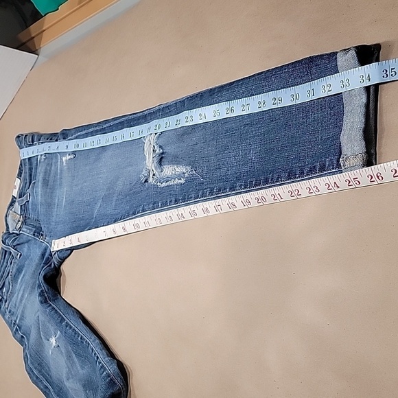 AG Adriano Goldschmied Size 26 "The Stilt Roll-Up" Cigarette Roll-Up Jean, GUC - Picture 7 of 13